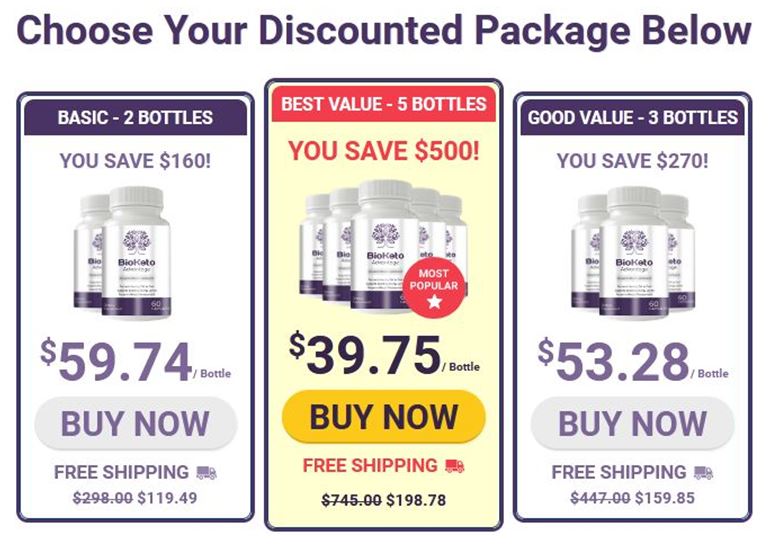 BioKeto Advantage Reviews: (18+ Customers) $39.75with 13 Benefits to buy |  Shark Tank Dietary Supplement
